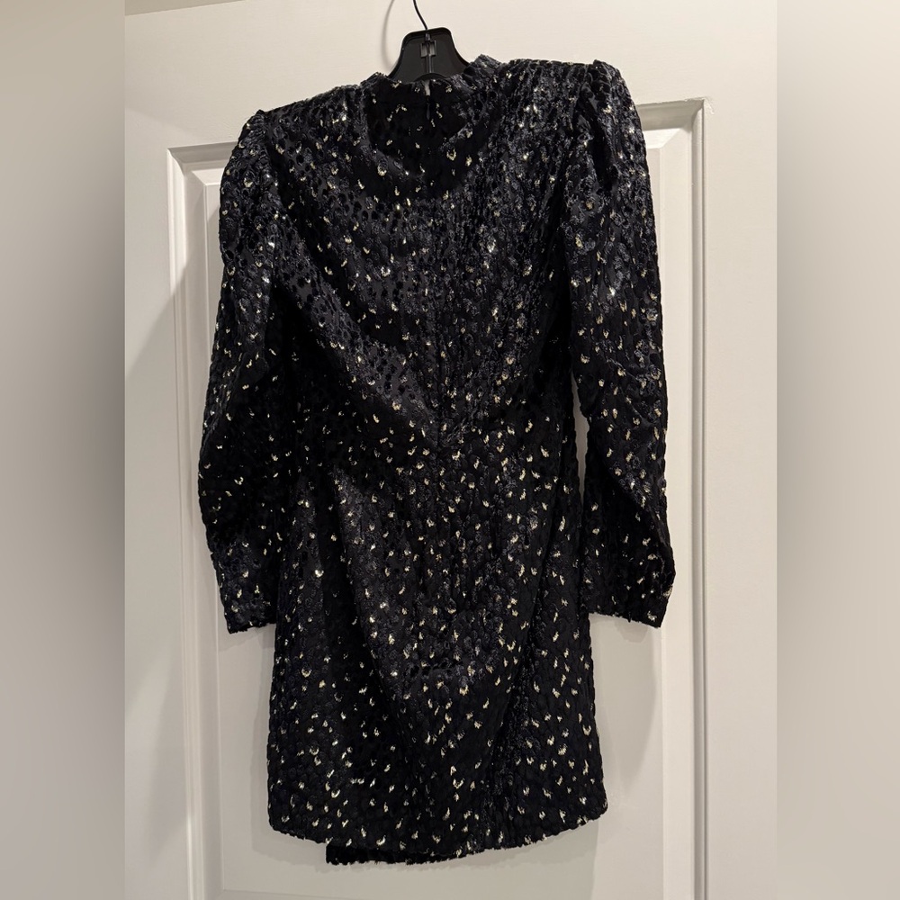 A.L.C. Jane Metallic Velvet Mini Dress - Picture 6 of 13